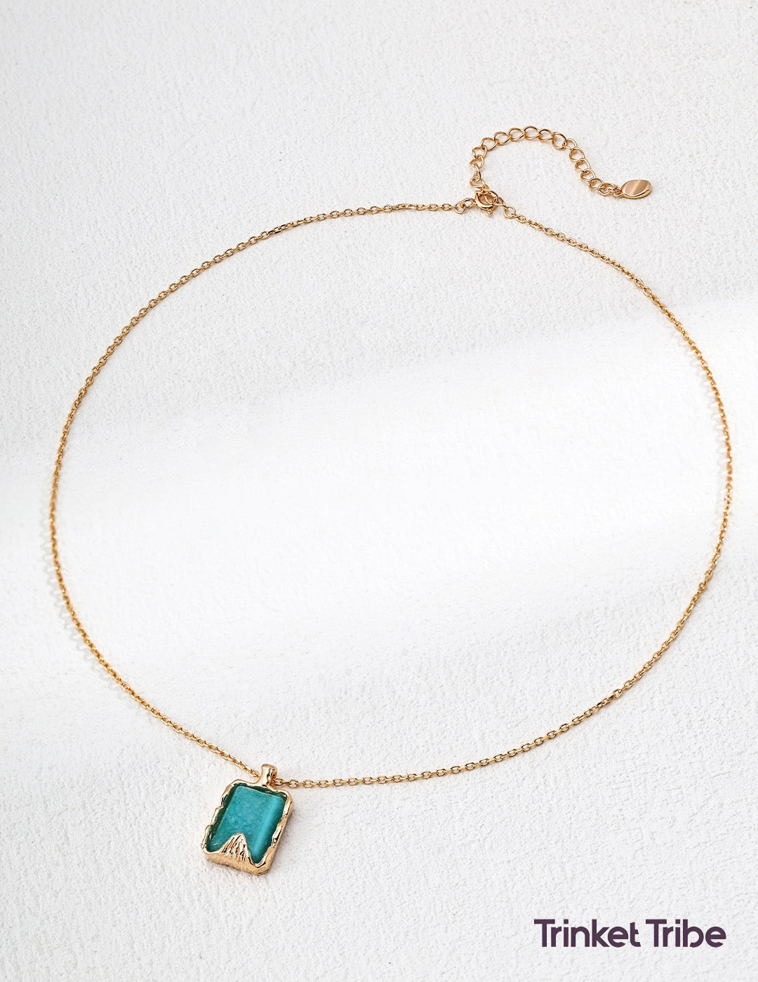 Soft Turquoise Amazonite Pendant Necklace